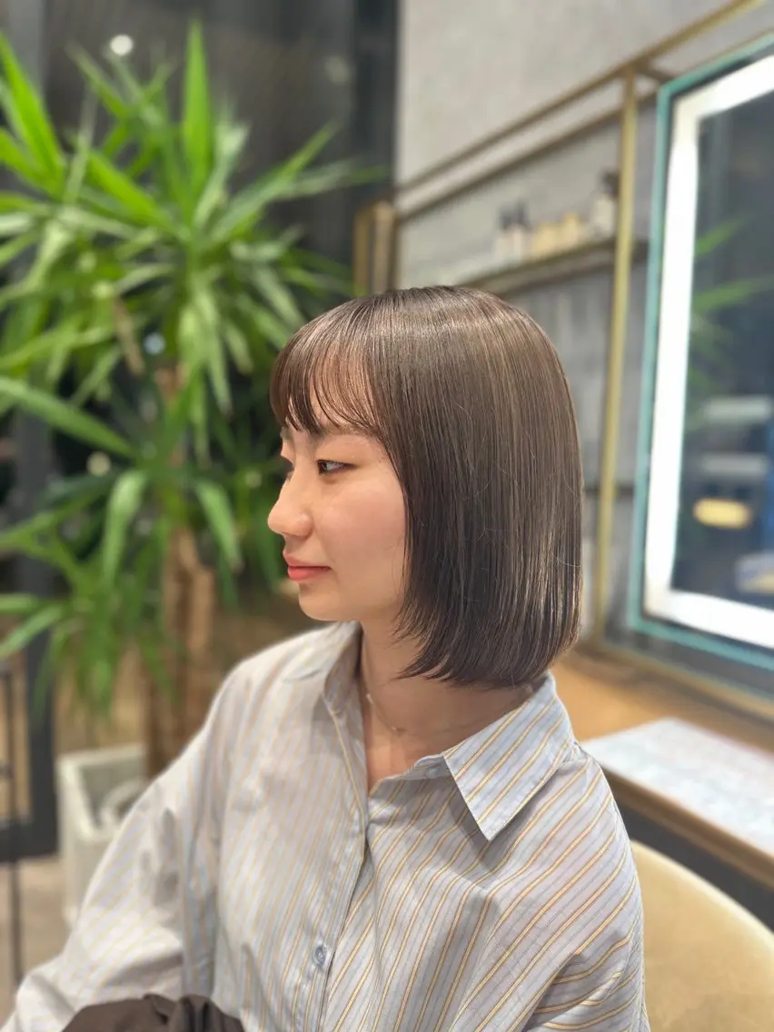 カラー 高橋 南波のヘアスタイル