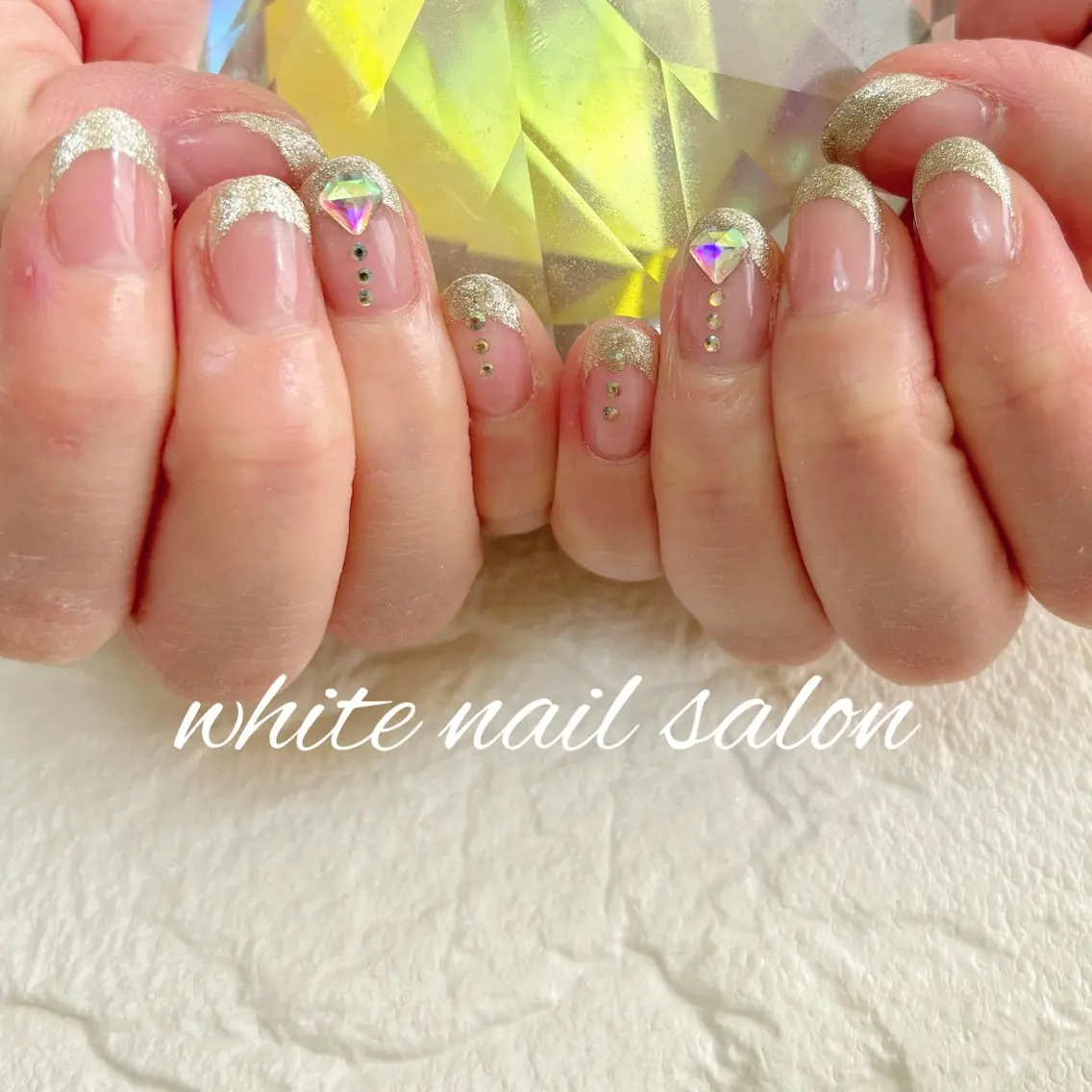 ネイル フットネイル ハンドネイル white nail salonのネイルデザイン