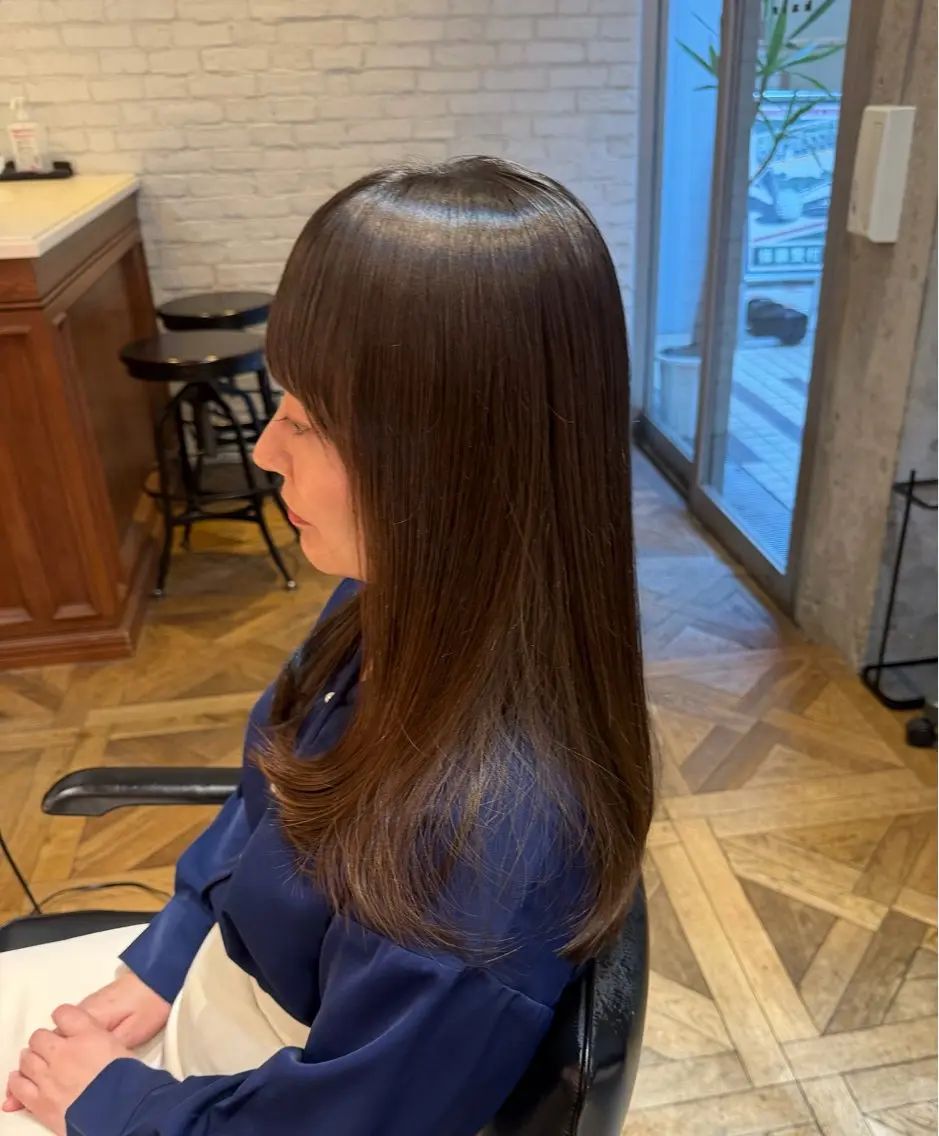 ロング カット 縮毛矯正 トリートメント 【代表】 🌟MASA🌟美髪のヘアスタイル