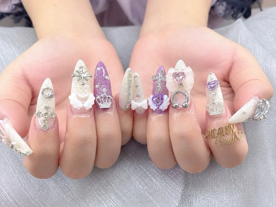 ロング ARI Heaven 池袋のネイルデザイン