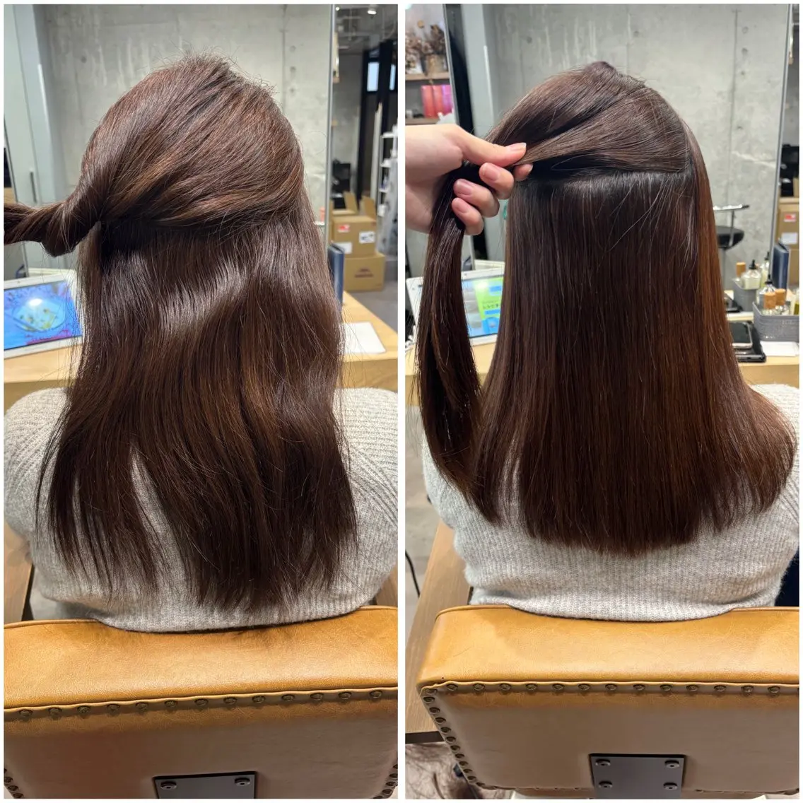 ロング トリートメント 酸性ストレート 有馬ミク🌈 似合わせ美容師のヘアスタイル