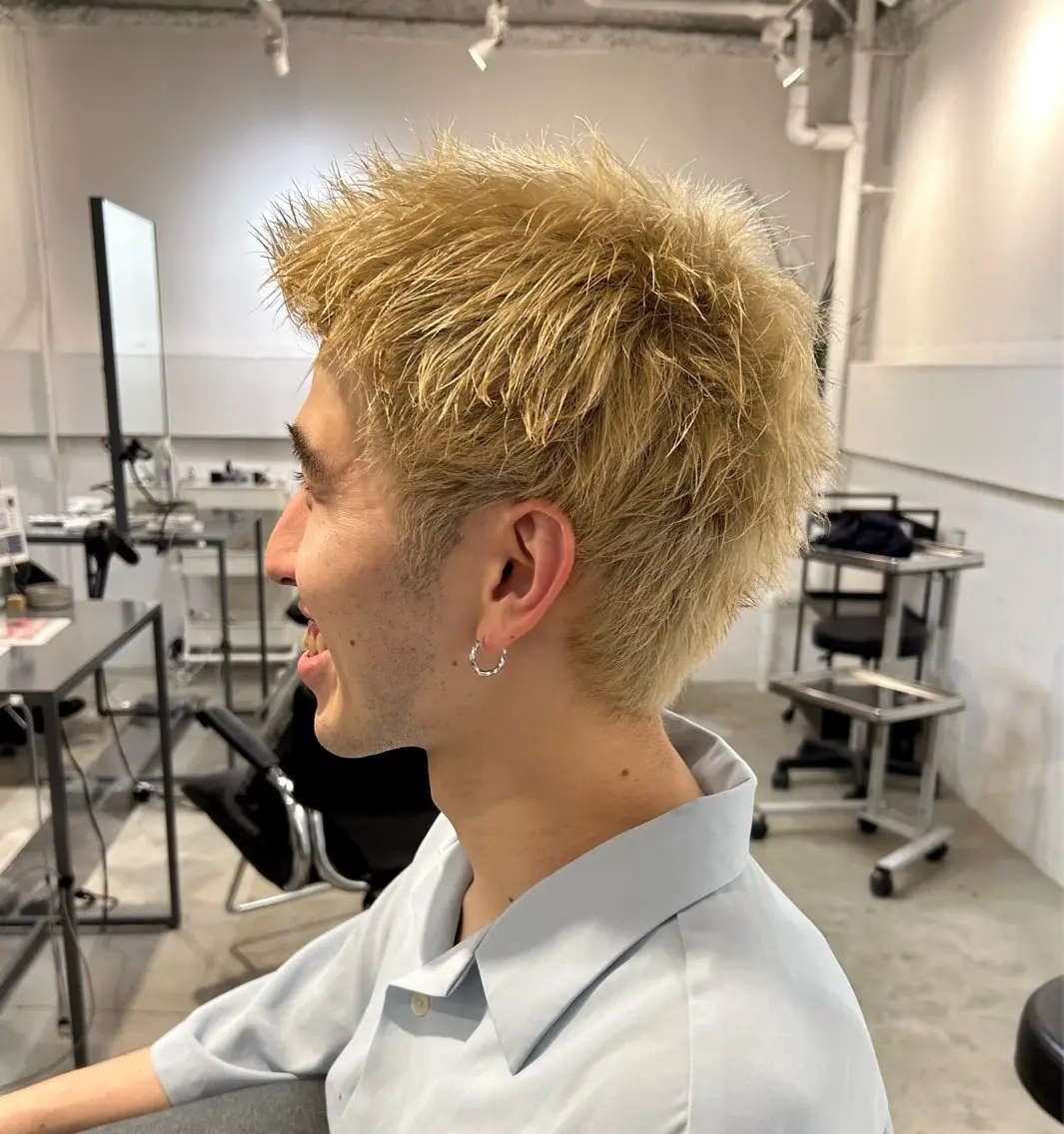 ショート メンズ カット メンズ清潔感のプロ 💈メンズパーマ藤田のヘアスタイル