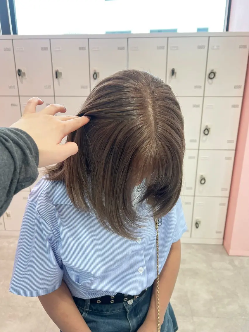 ミディアム 🎀Sayaka🎀 ダブルカラーのヘアスタイル