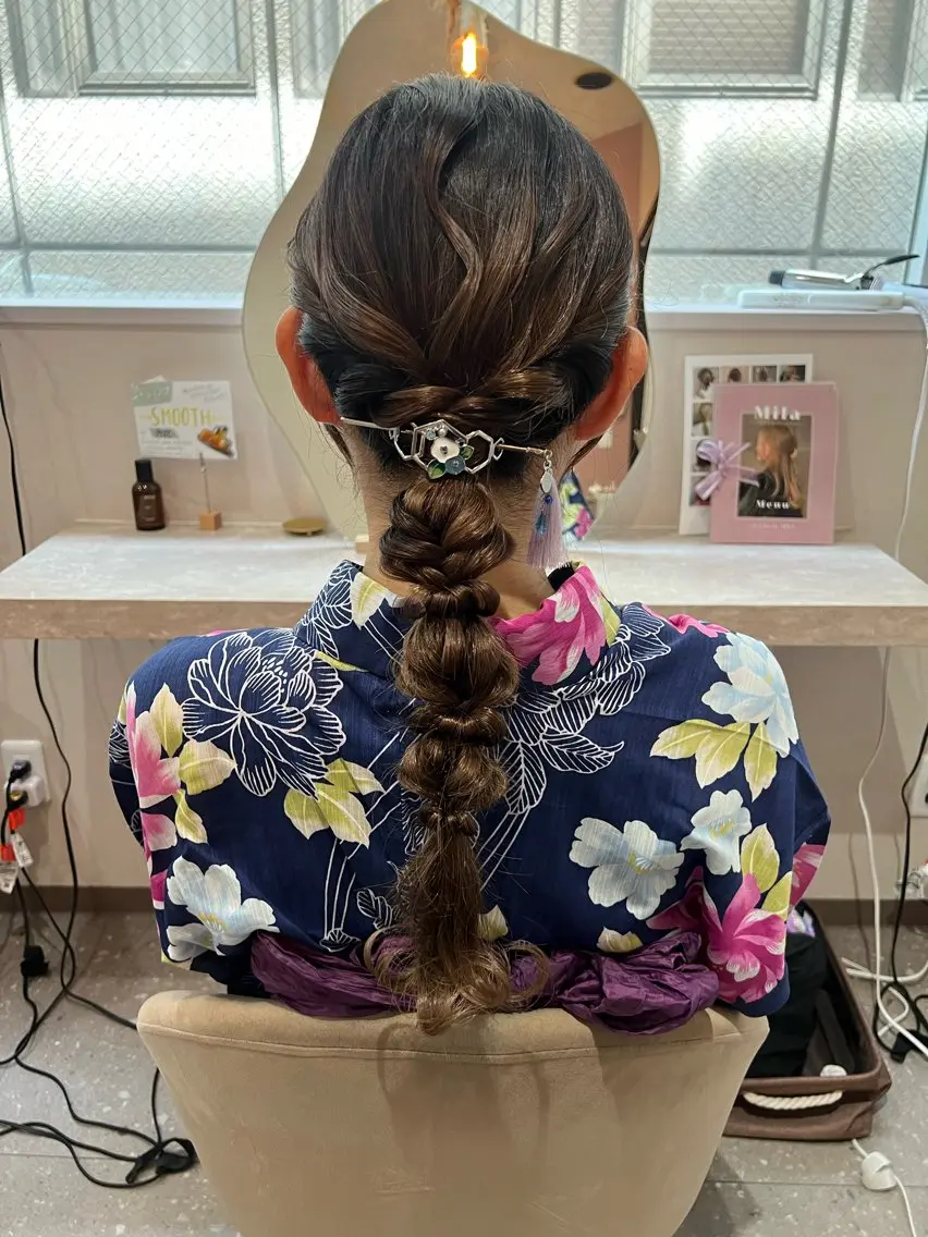 セミロング Mila misakiのヘアスタイル