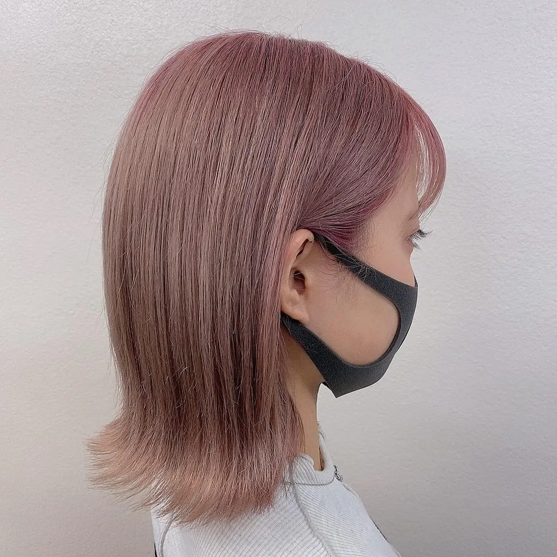 ミディアム ヘアカラー トリートメント ヘアセット 透明感♡グレージュ ♡ミルクティー♡のヘアスタイル