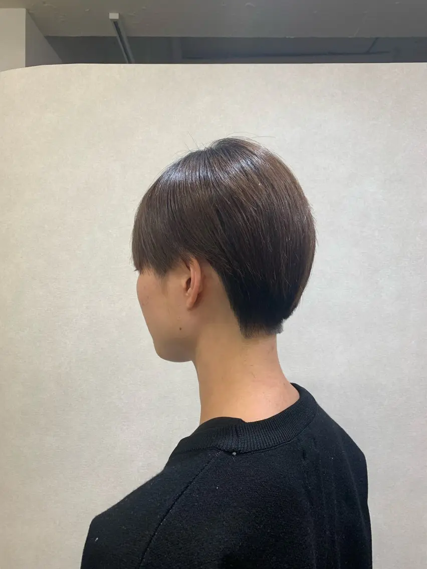 ショート メンズ カット 福永 ちひろのヘアスタイル
