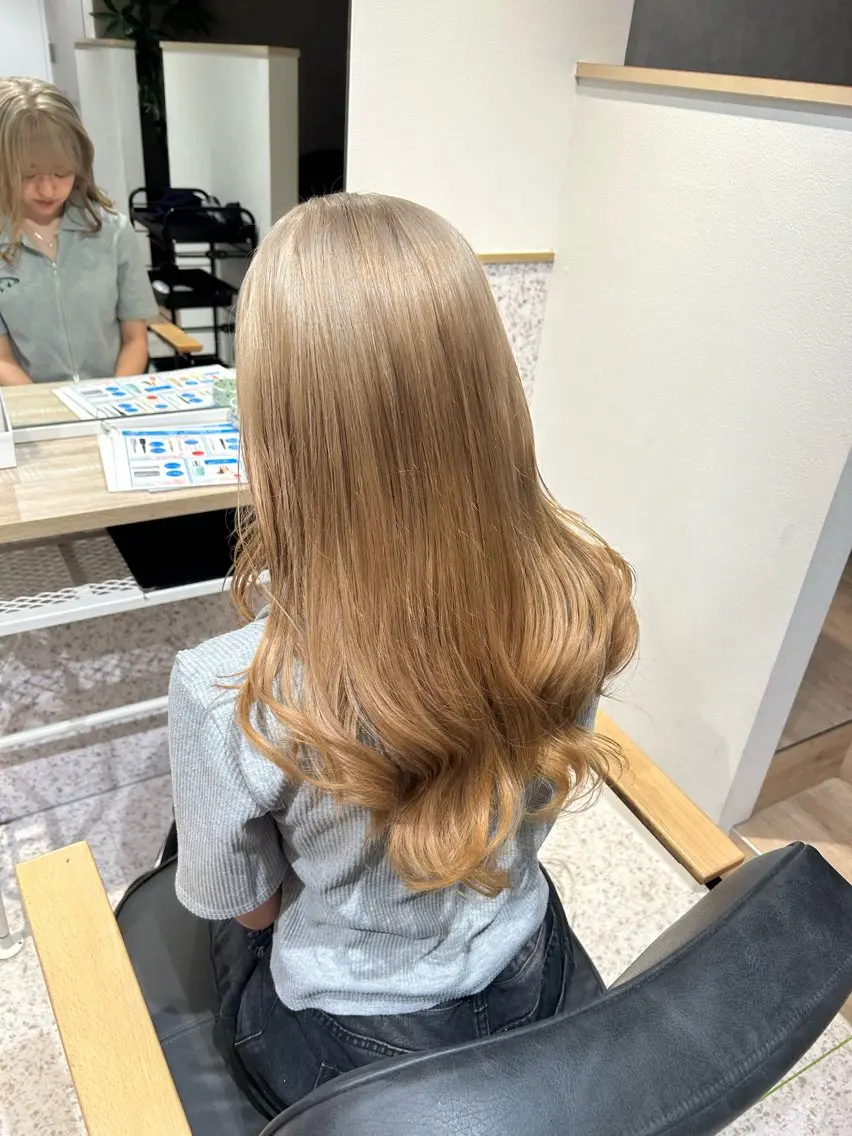 カラー ヘアカラー ♡透明感カラー★ ネイル/しの♡のヘアスタイル