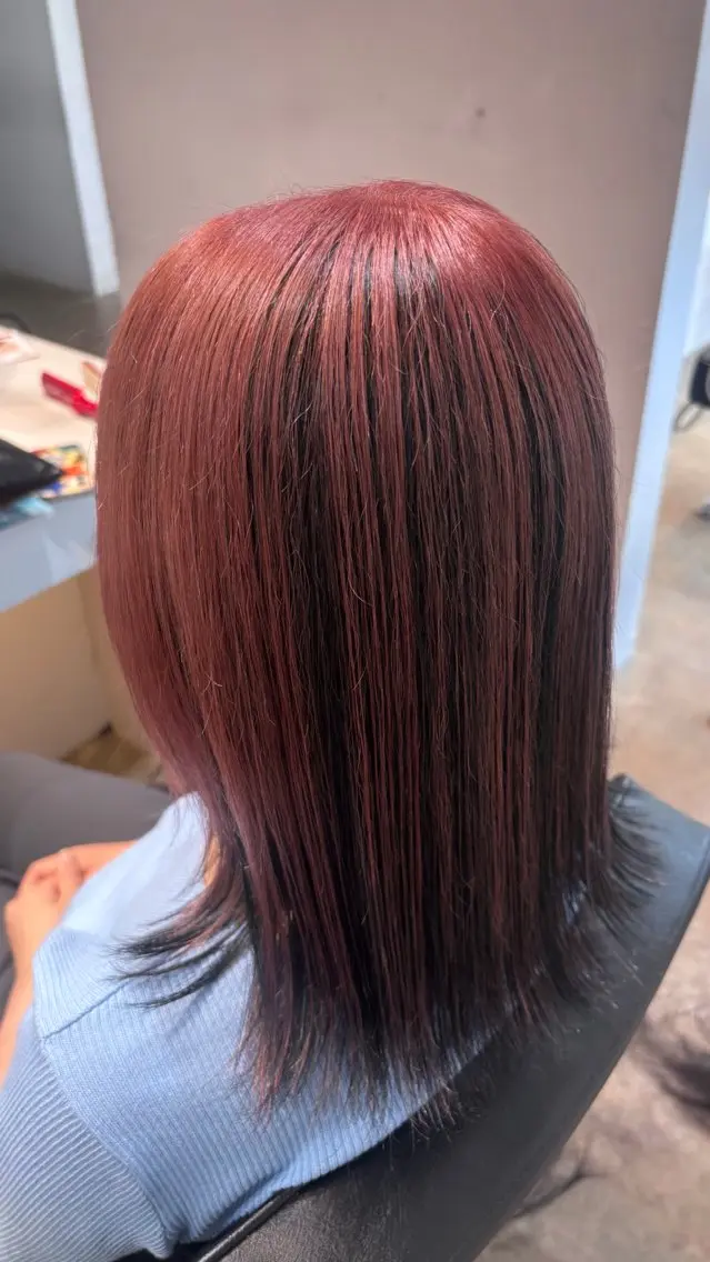 ミディアム カラー カット ヘアカラー トリートメント ྀི akane   ྀིのヘアスタイル