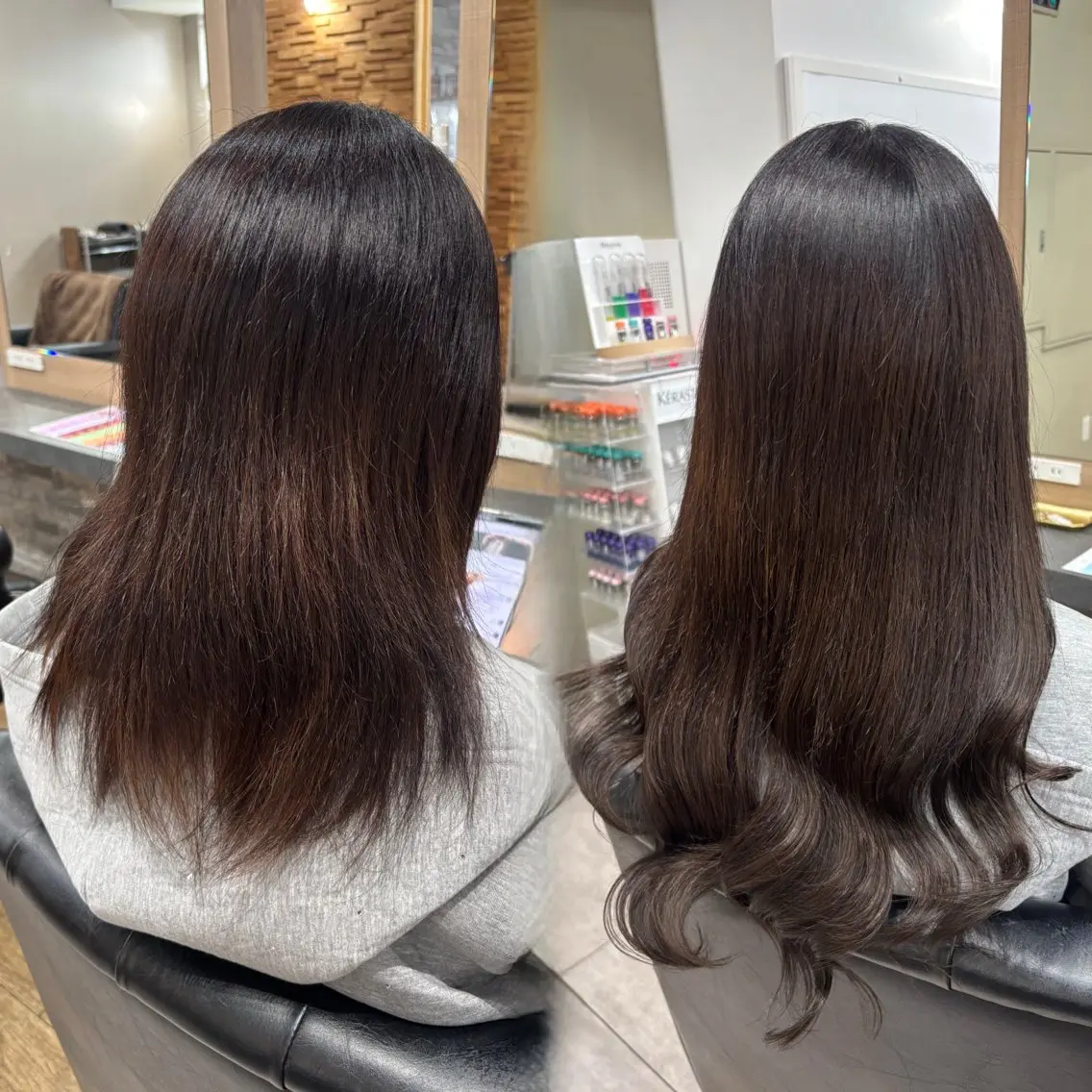 カラー ブリーチ ボブ 髪質改善 エクステ 横浜/エクステ特化× 艶カラー/あいかのヘアスタイル