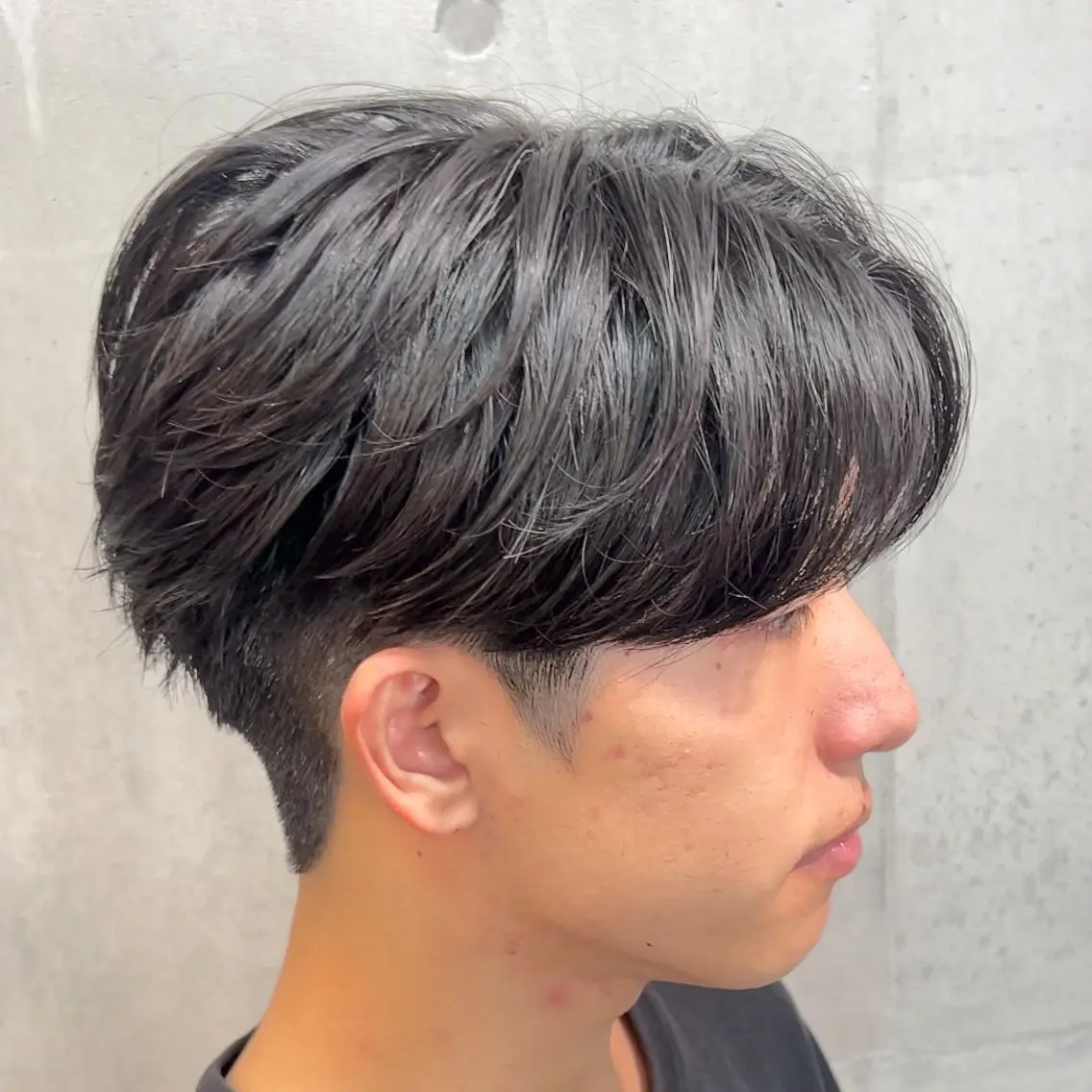 ミディアム パーマ ヘアアレンジ メンズ MENIN メンズ サロン 望月 涼太のヘアスタイル