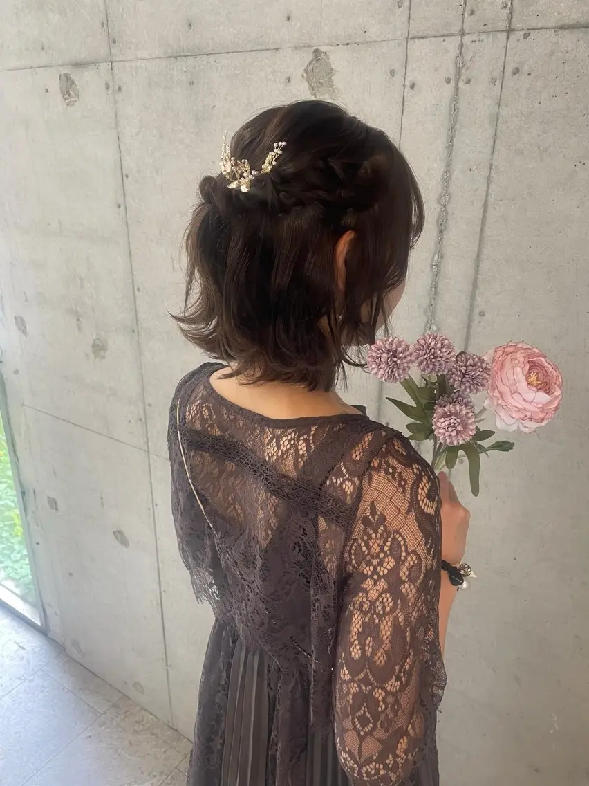 ヘアアレンジ ヘアセット 美髪× ヘアセット✨Araiのヘアスタイル