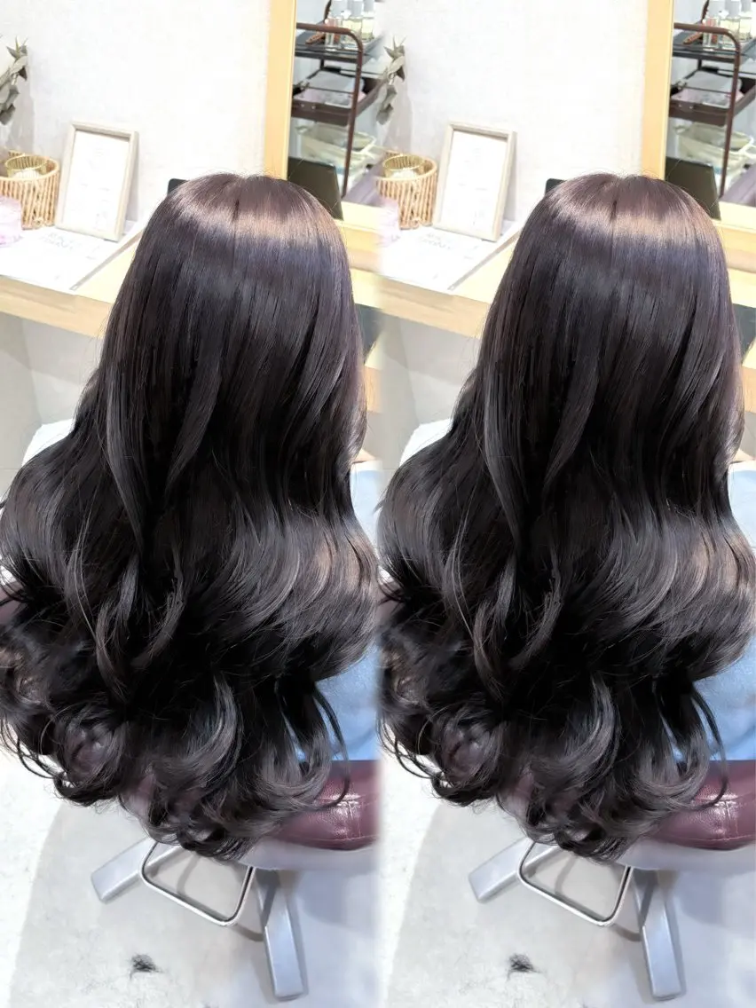 ロング カラー カット ヘアカラー 透明感/チョコカラー 💍TAMA💍のヘアスタイル