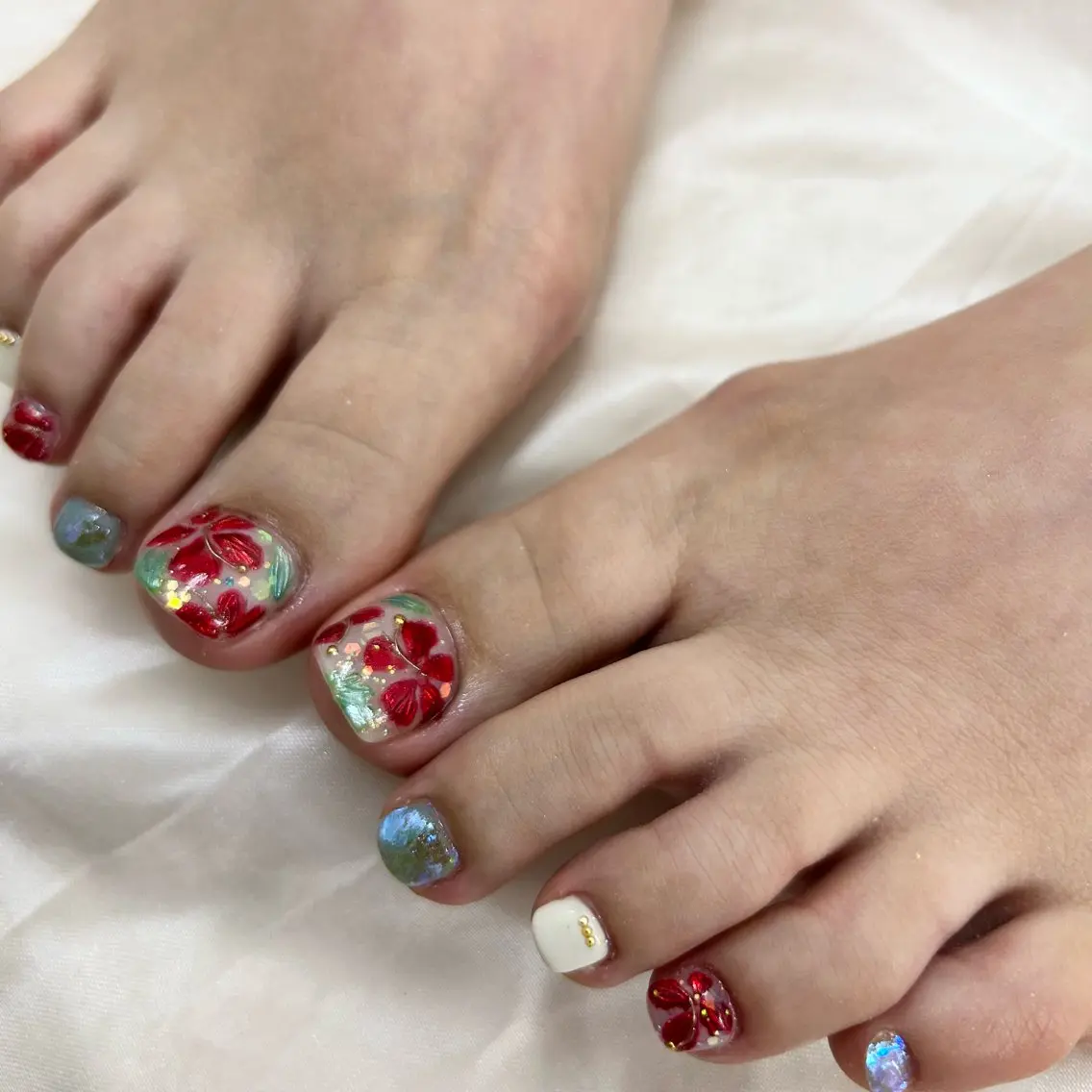 ネイル フットネイル 東十条muumii ネイルまつ毛のネイルデザイン