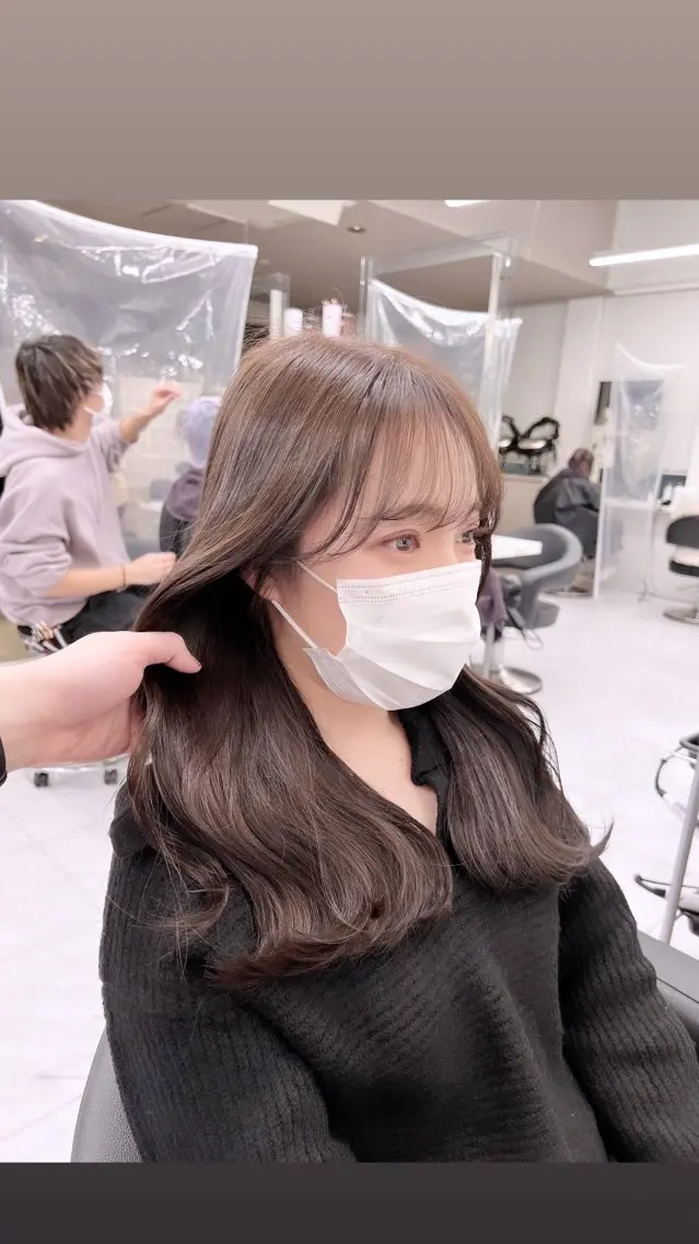ロング 上品＆韓国風 🥀海心🥀のヘアスタイル