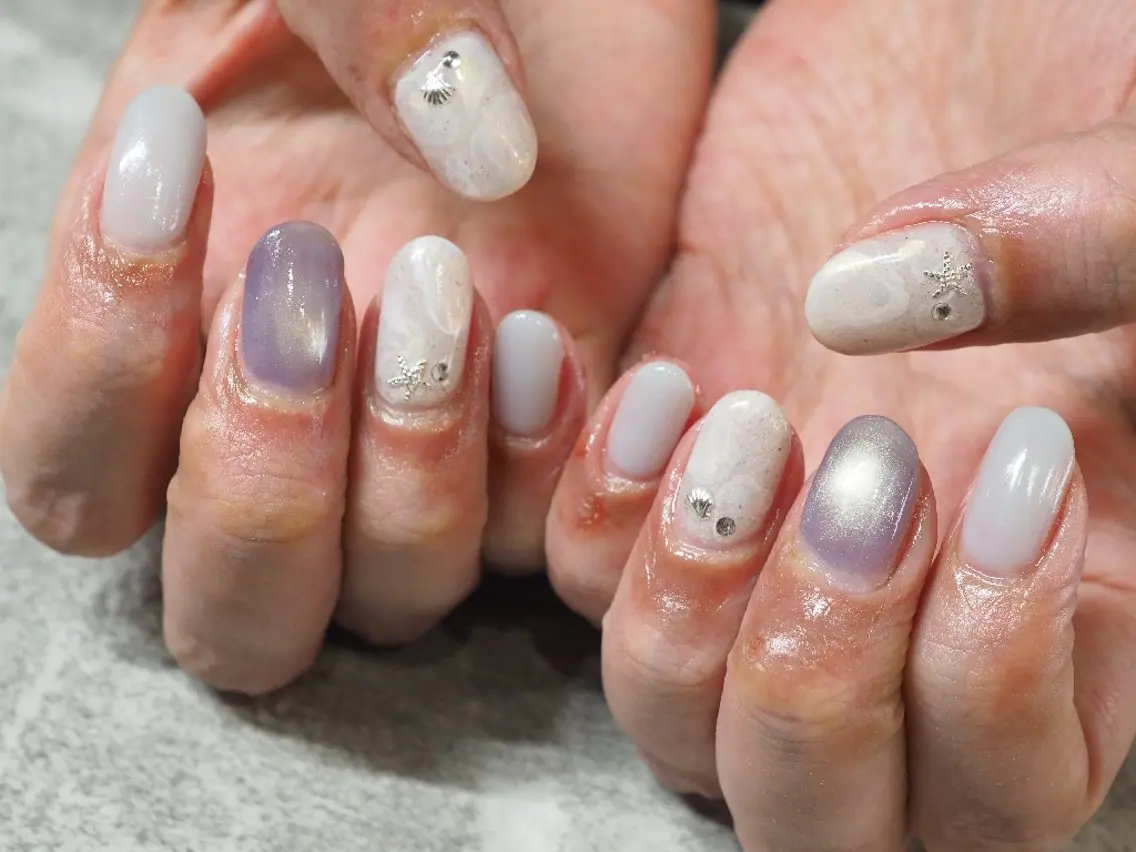 ネイル ハンドネイル glaNje 福光のネイルデザイン