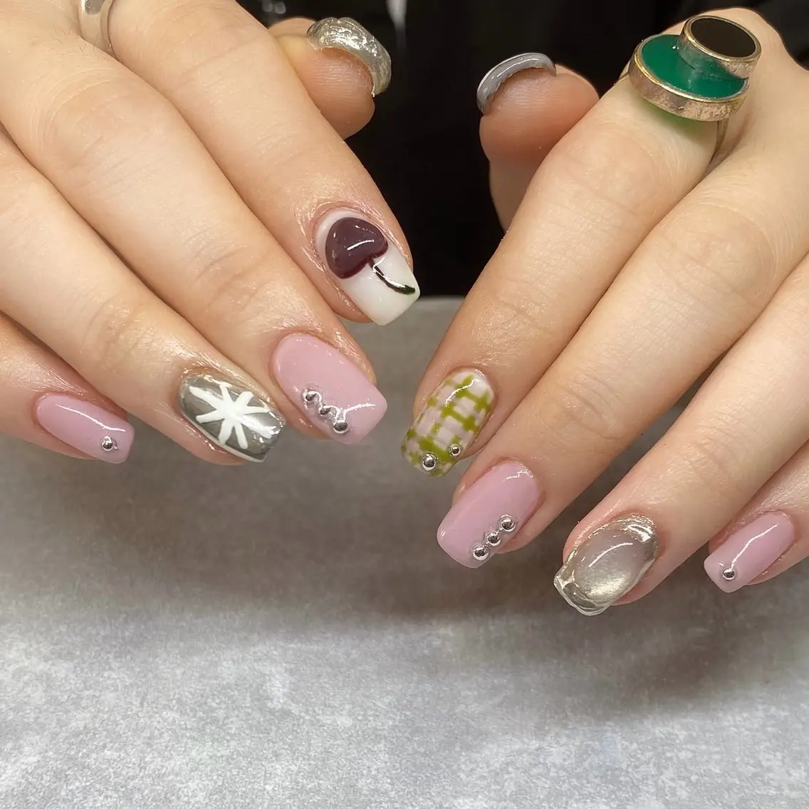 ネイル 持ち込み ハンドネイル KONDO RIHO♡のネイルデザイン