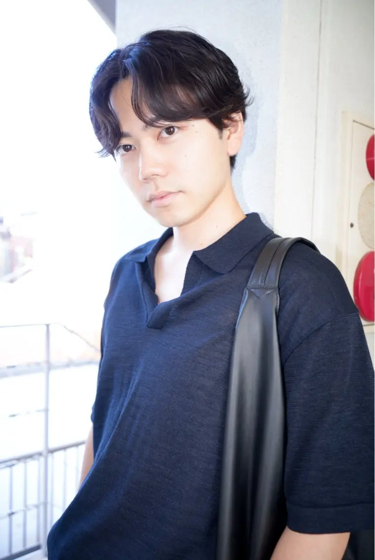パーマ メンズ センターパート メンズパーマ the path Seiyaのヘアスタイル