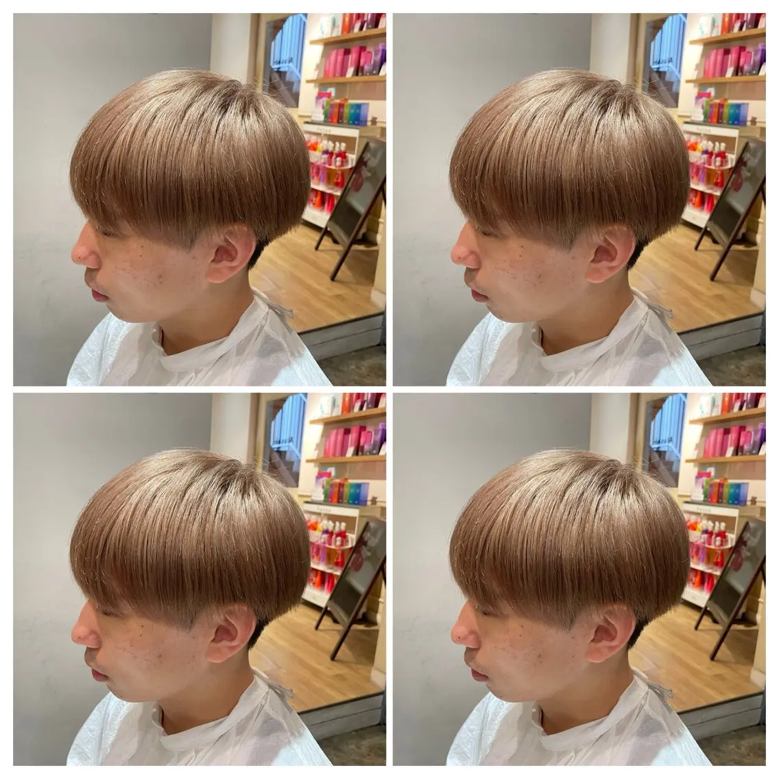 ショート カラー メンズ カット ヘアカラー トリートメント メンズ特化 /パーマ🫧ゆたかのヘアスタイル