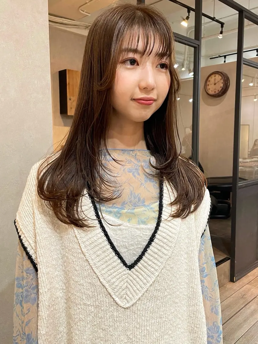 🧴⌇ 口コミ限定coupon🫧⌇🧴cut +透明感カラー +炭酸クレンジング付🚿の写真