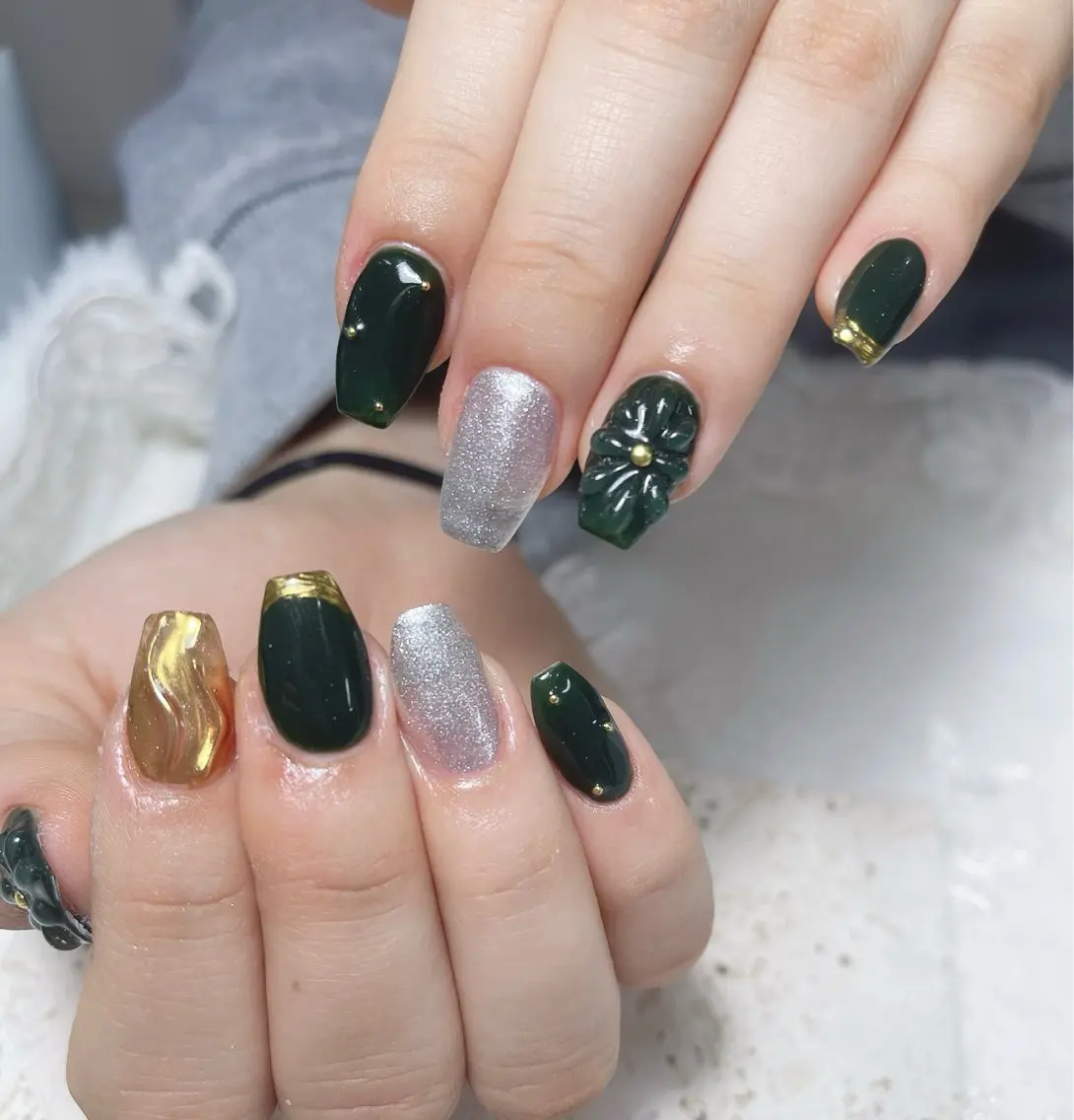 ネイル 持ち込み ハンドネイル AURA NAIL 🌟鶴見店のネイルデザイン