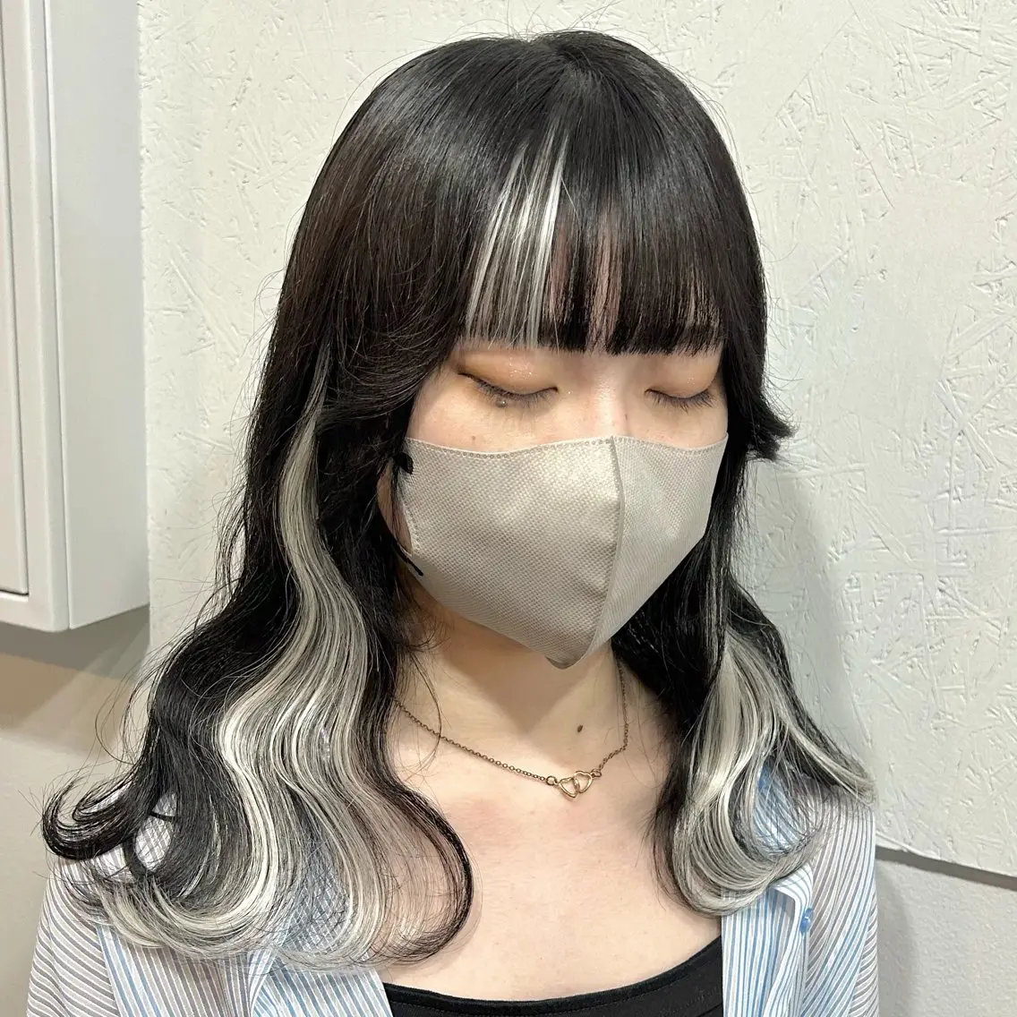 ミディアム カラー エクステ カット エクステ ブリーチ&エクステ 🥀ケアカラー特化のヘアスタイル