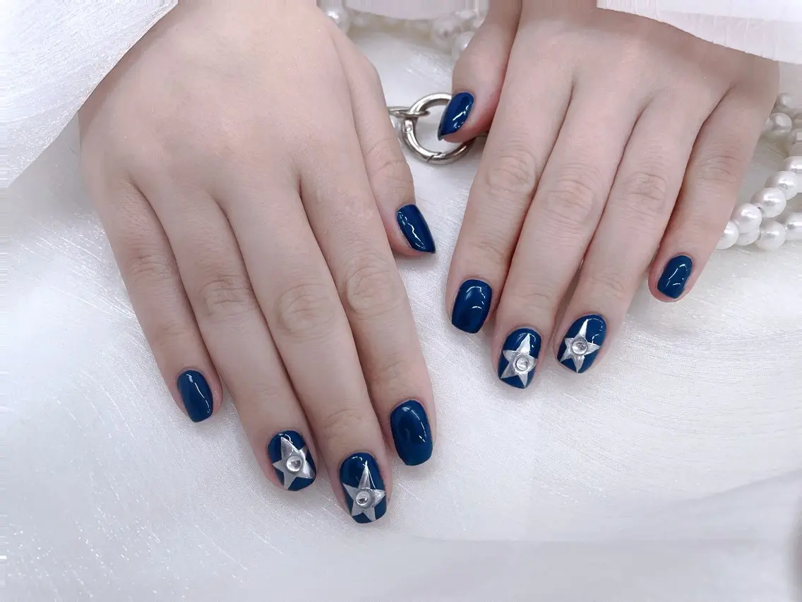 ネイル 持ち込み ハンドネイル 🩵Minmin nail salonのネイルデザイン