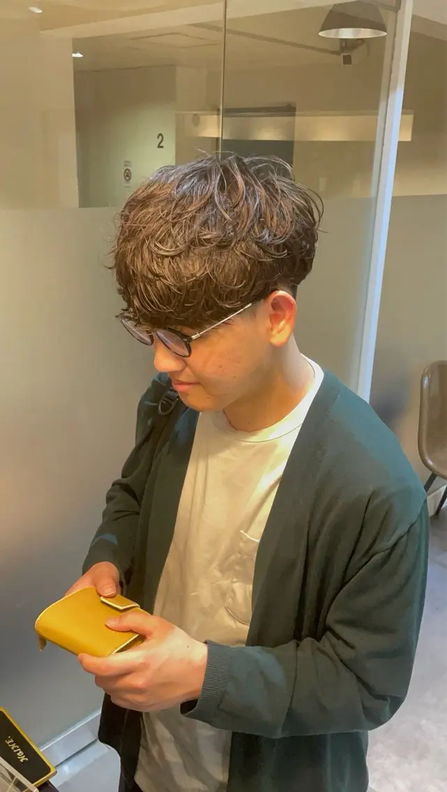 パーマ メンズ カット パーマ 💈メンズ職人 ルキト💈のヘアスタイル