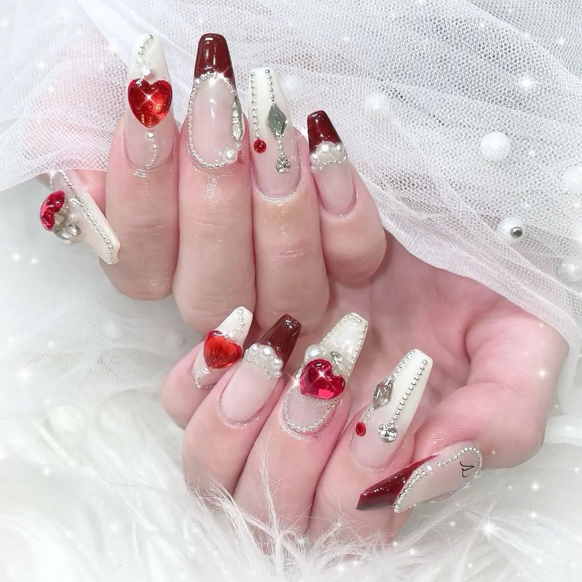 ネイル 韓国ネイル 持ち込み ニュアンスネイル ネイルチップ 冬ネイル LISA ANA.CHUOのネイルデザイン