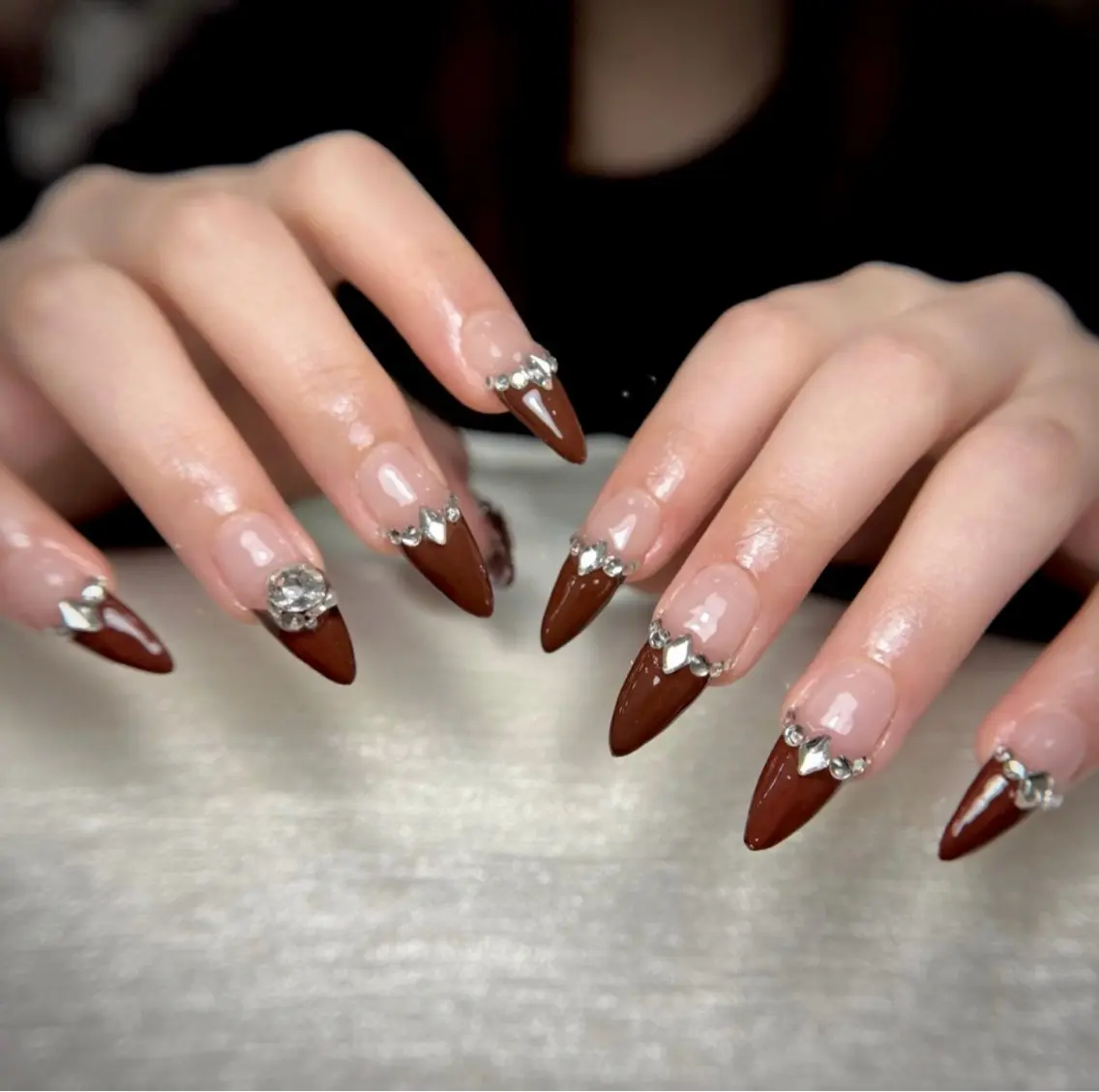 ネイル アートネイル 成人式 ジェルネイル ニュアンスネイル ネイルチップ Kora Nailのネイルデザイン