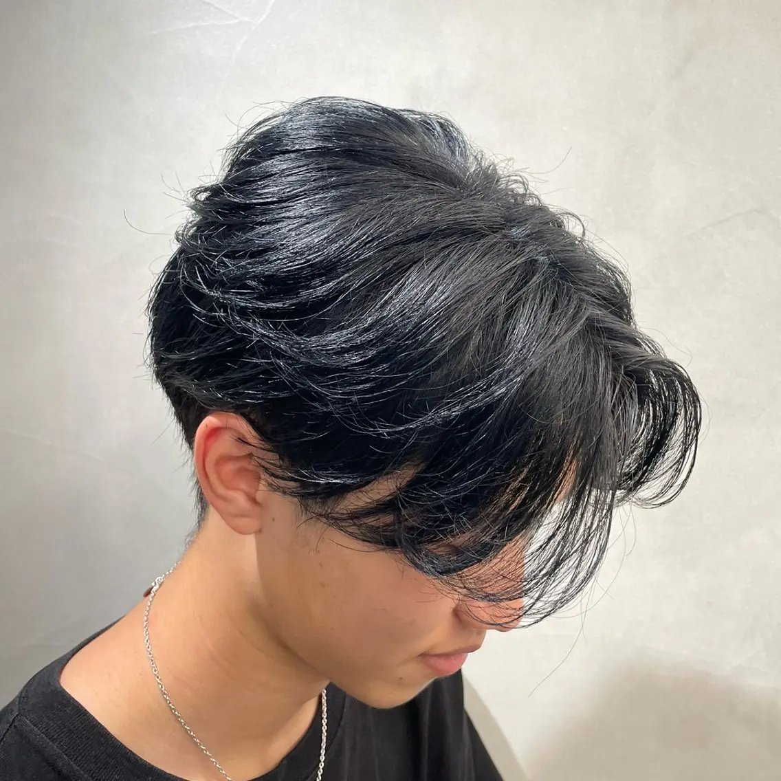 ミディアム パーマ ヘアアレンジ メンズ fifth 石川 凪のヘアスタイル