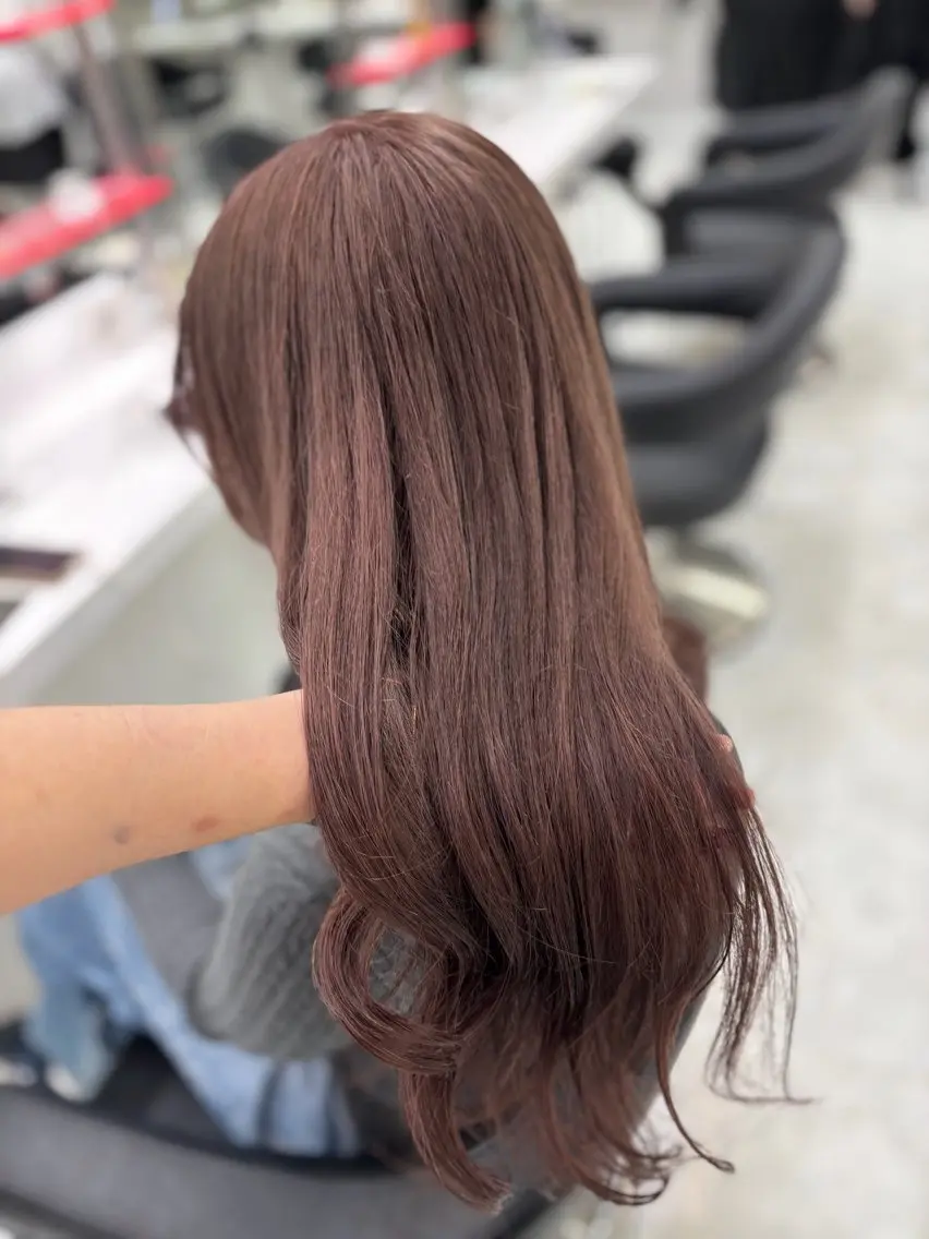 ロング カラー ヘアアレンジ ヘアカラー トリートメント 垢抜け透明感 カラー🪽ྀི🤎のヘアスタイル