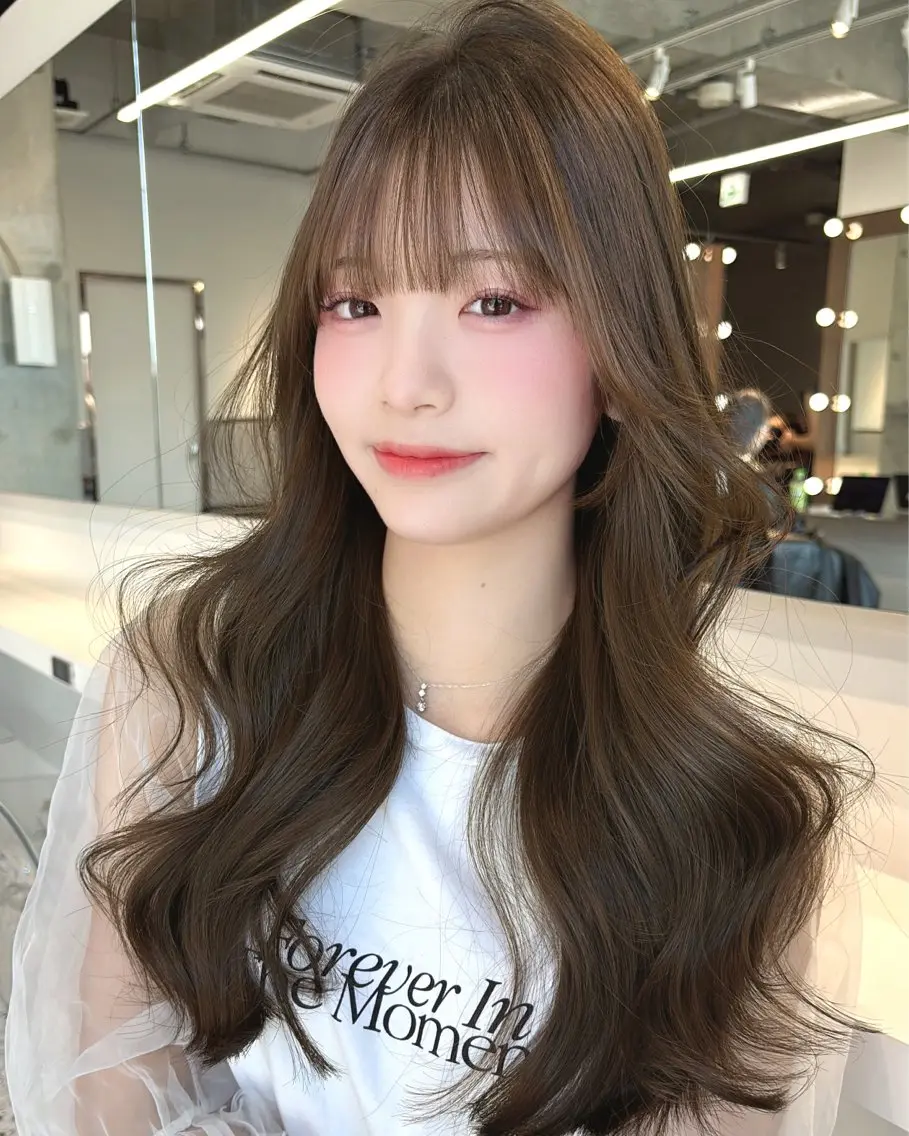 【❤️‍🔥学割クーポン❤️‍🔥】カット+ブリーチなしダブルカラー+髪質改善トリートメントの写真