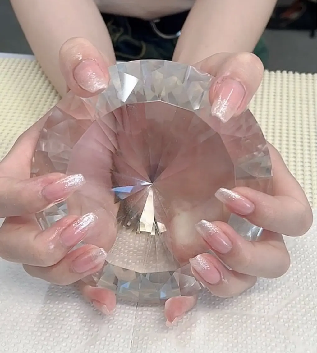 ネイル グラデーション ラメ(グリッター) ラメグラデーション ハンドネイル ✨MORE✨ 藤井寺駅すぐ🌿山根のネイルデザイン