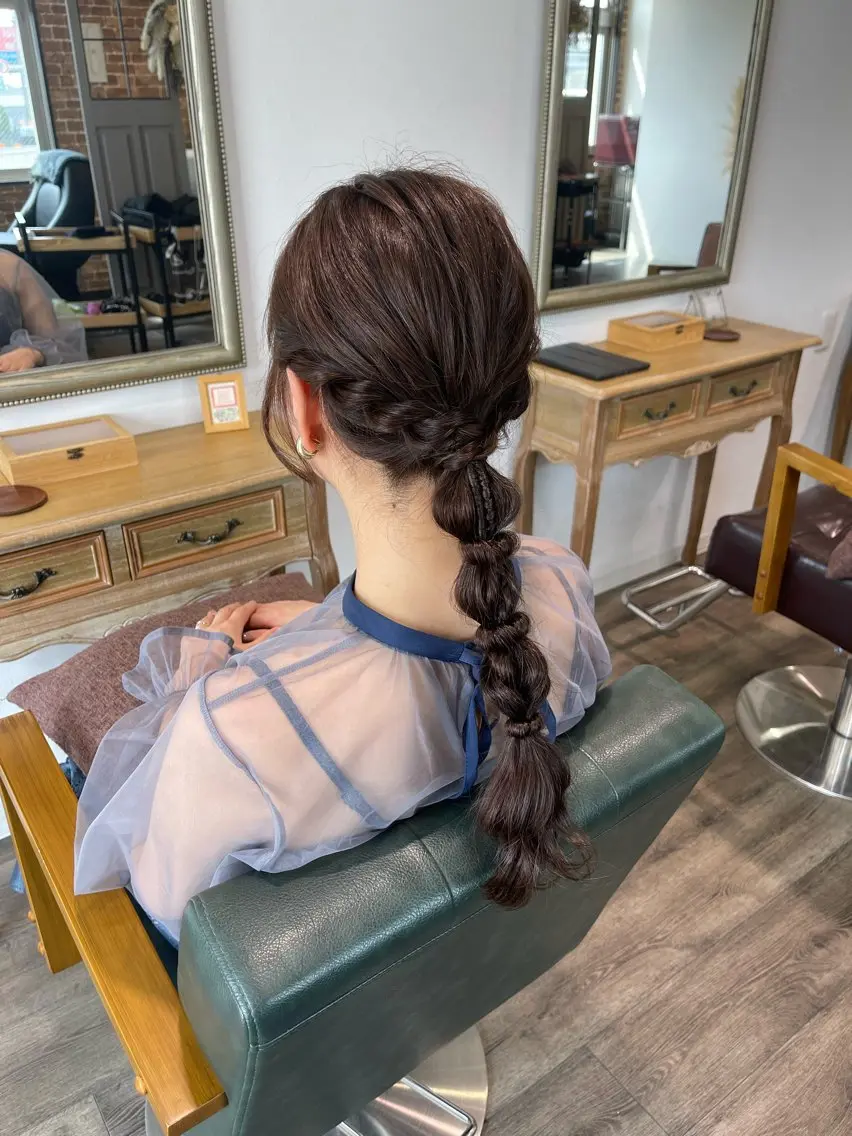 ロング ヘアアレンジ ヘアセット Felice Erikaのヘアスタイル