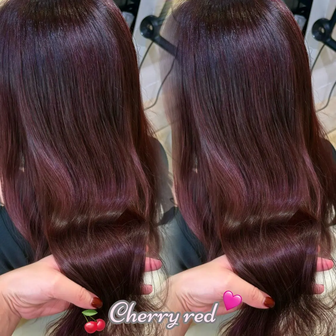 ロング カラー ブリーチ ダブルカラー ブリーチなしカラー レッドカラー ヘアカラー トリートメント 新宿/垢抜け艶髪🎀 エクステ/KANAのヘアスタイル
