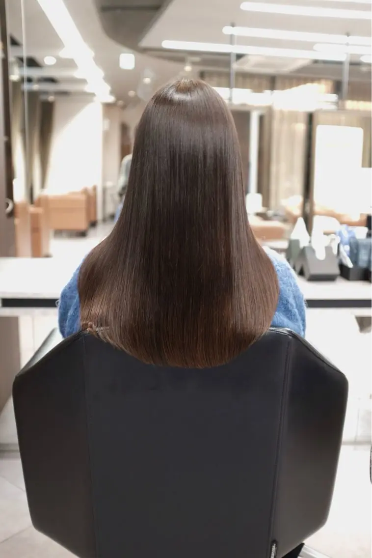 ロング カット 縮毛矯正 トリートメント 💎【髪質改善/縮毛 矯正/橋本健】💎のヘアスタイル