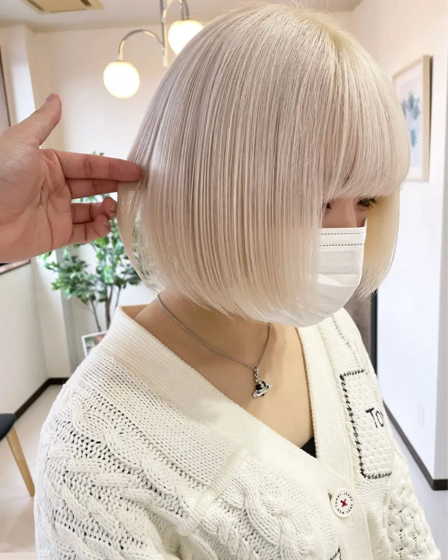 ダブルブリーチ＋カラーの写真