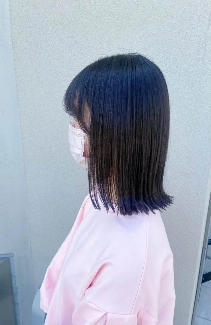 ミディアム アメリラブヘアー 土屋 洋平のヘアスタイル