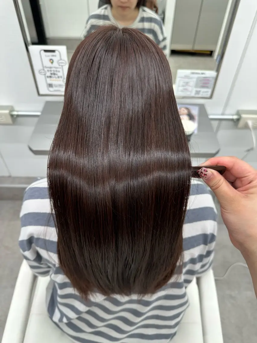 ロング カラー レッドカラー 🌟モデル募集 /さら🩷のヘアスタイル