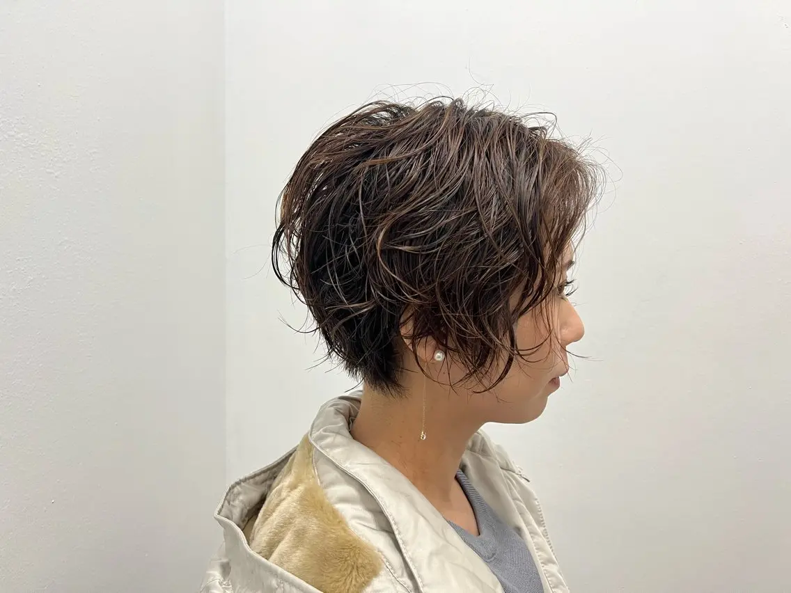 ショート パーマ nike にけのヘアスタイル