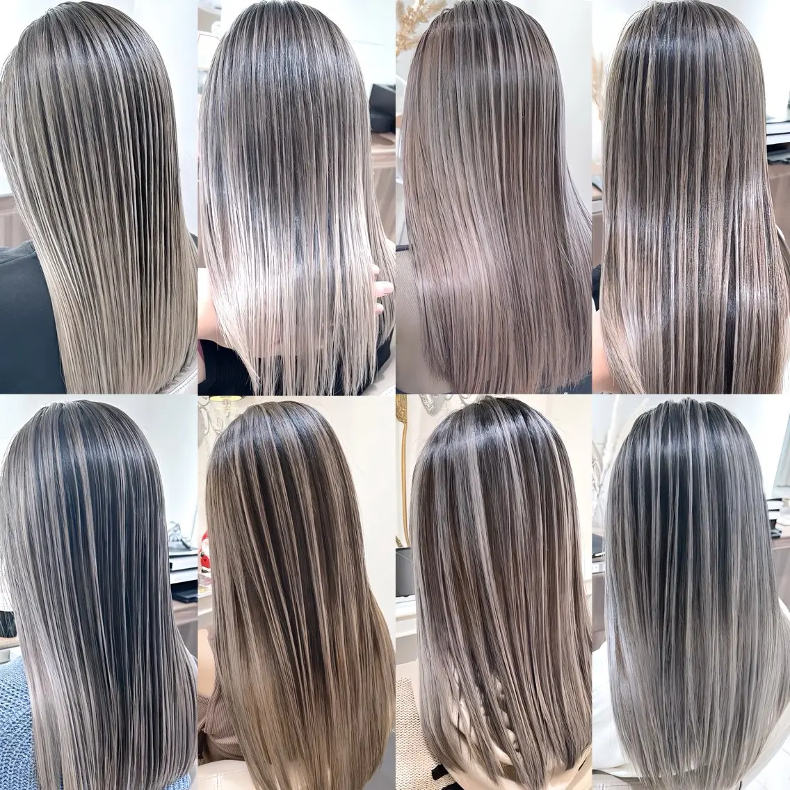 セミロング カラー バレイヤージュ 髪質改善 レイヤーカット カット ヘアカラー トリートメント 山崎俊輔/髪質改善 /バレイヤージュのヘアスタイル