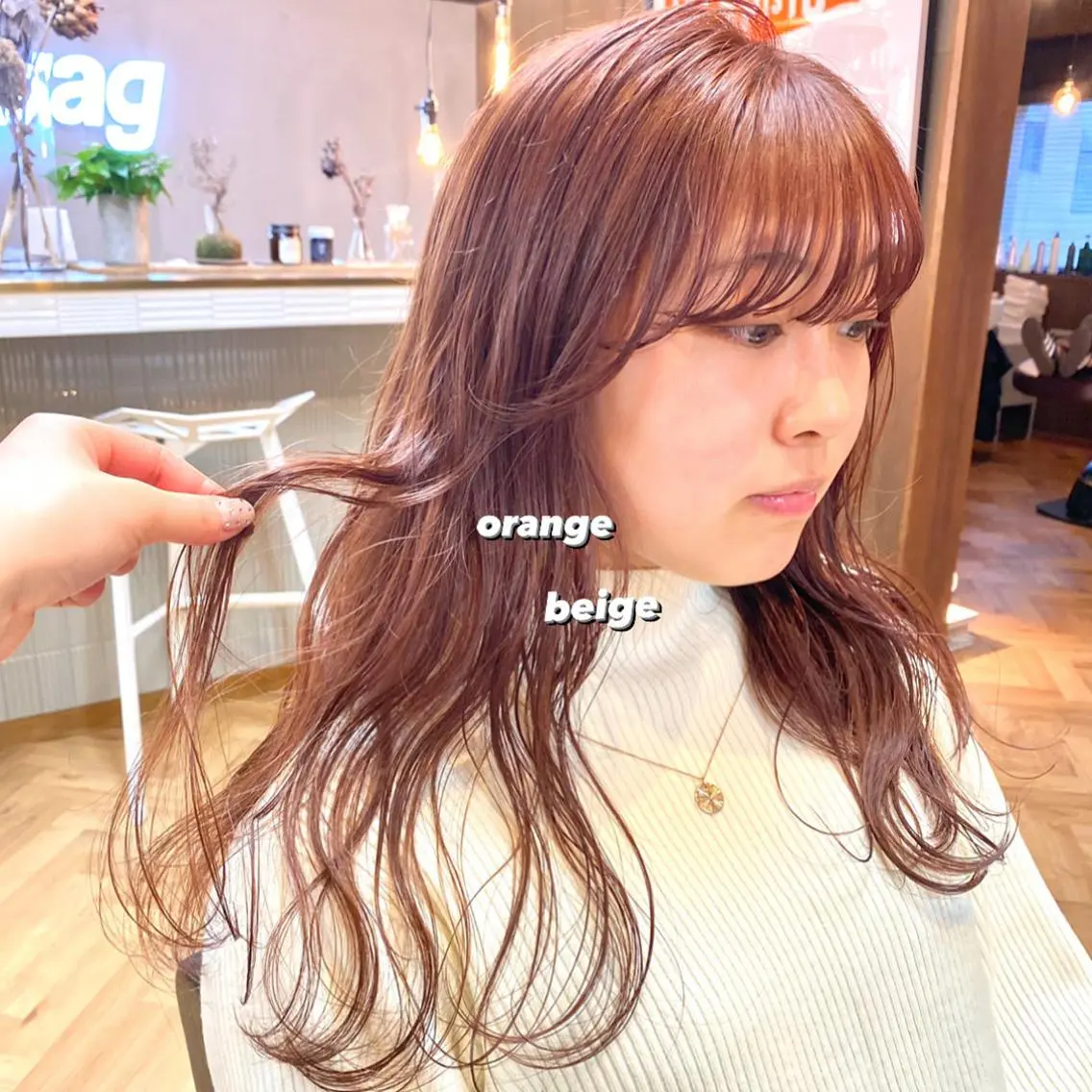 ロング カラー パーマ ヘアアレンジ メンズ キッズ ネイル マツエク・マツパ 春ネイル 前川 朋香のヘアスタイル
