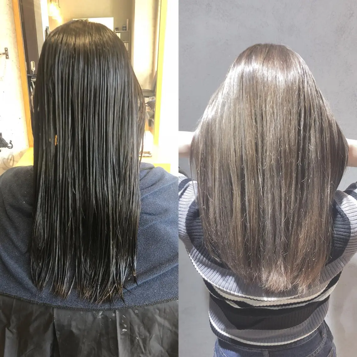ロング REVE 美容室のヘアスタイル