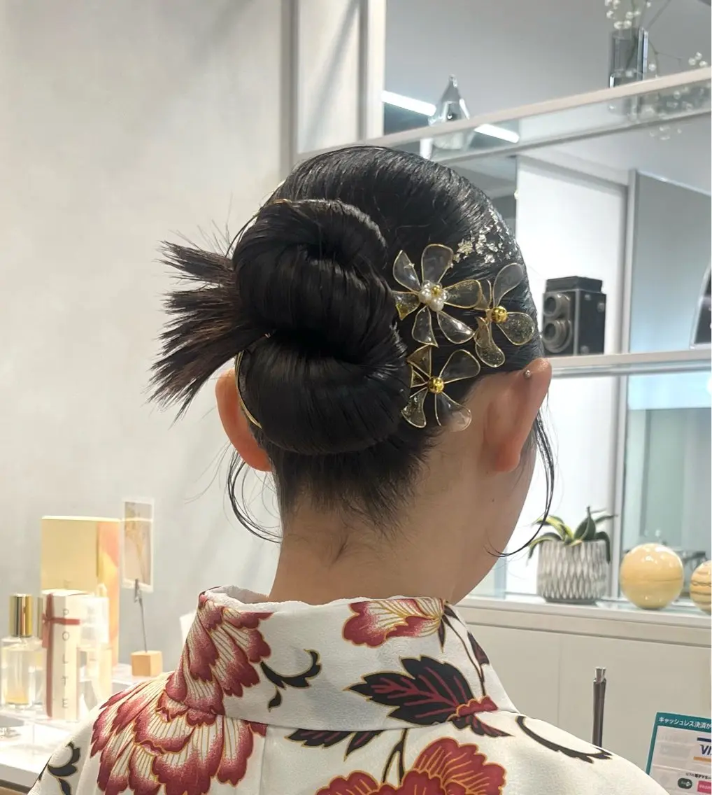 ヘアアレンジ 成人式 卒業式のヘアスタイル 米村 春香のヘアスタイル
