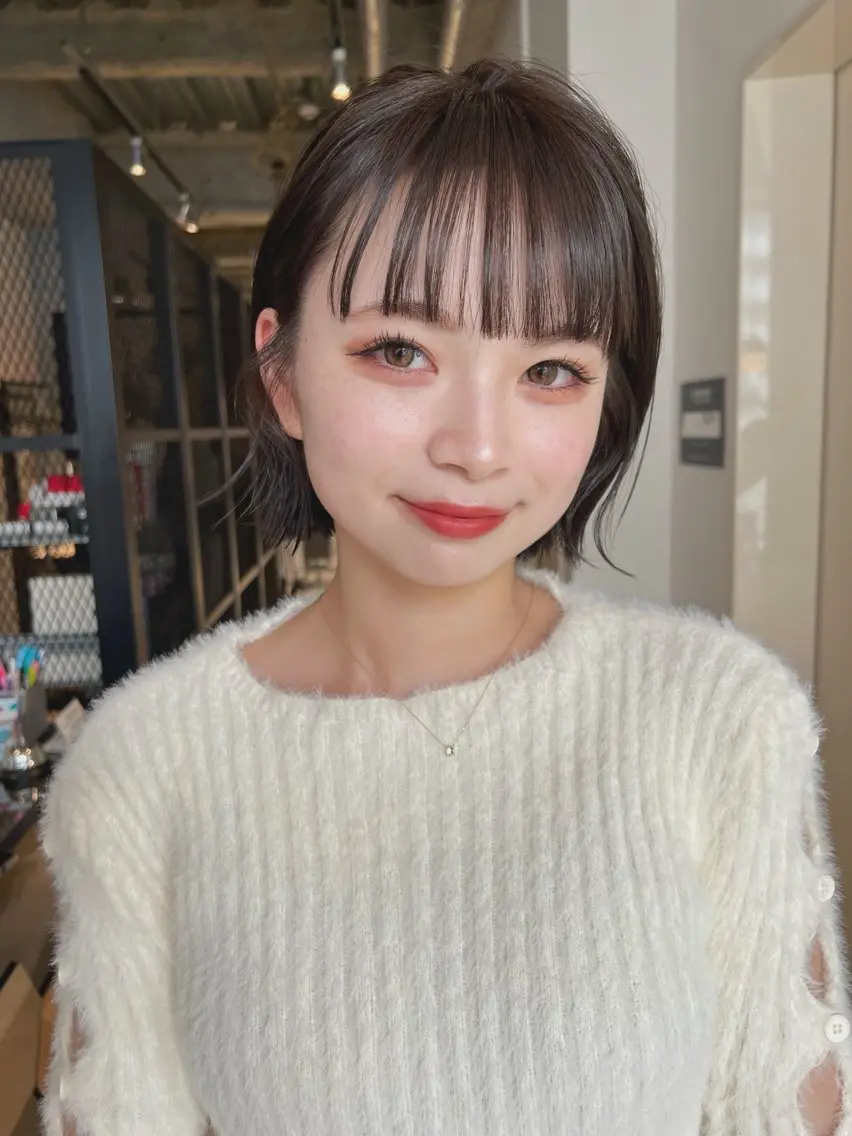 ミディアム カット 大澤 叶方のヘアスタイル