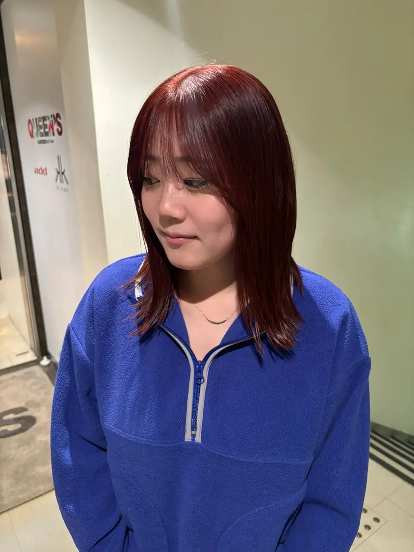 ブリーチなしダブルカラー + トリートメント🍒の写真