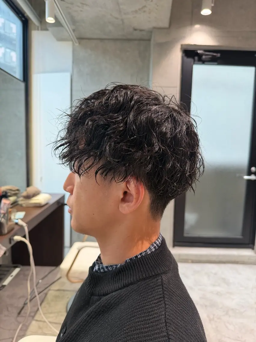 ショート パーマ メンズ/レイヤー ✨辻 日向のヘアスタイル