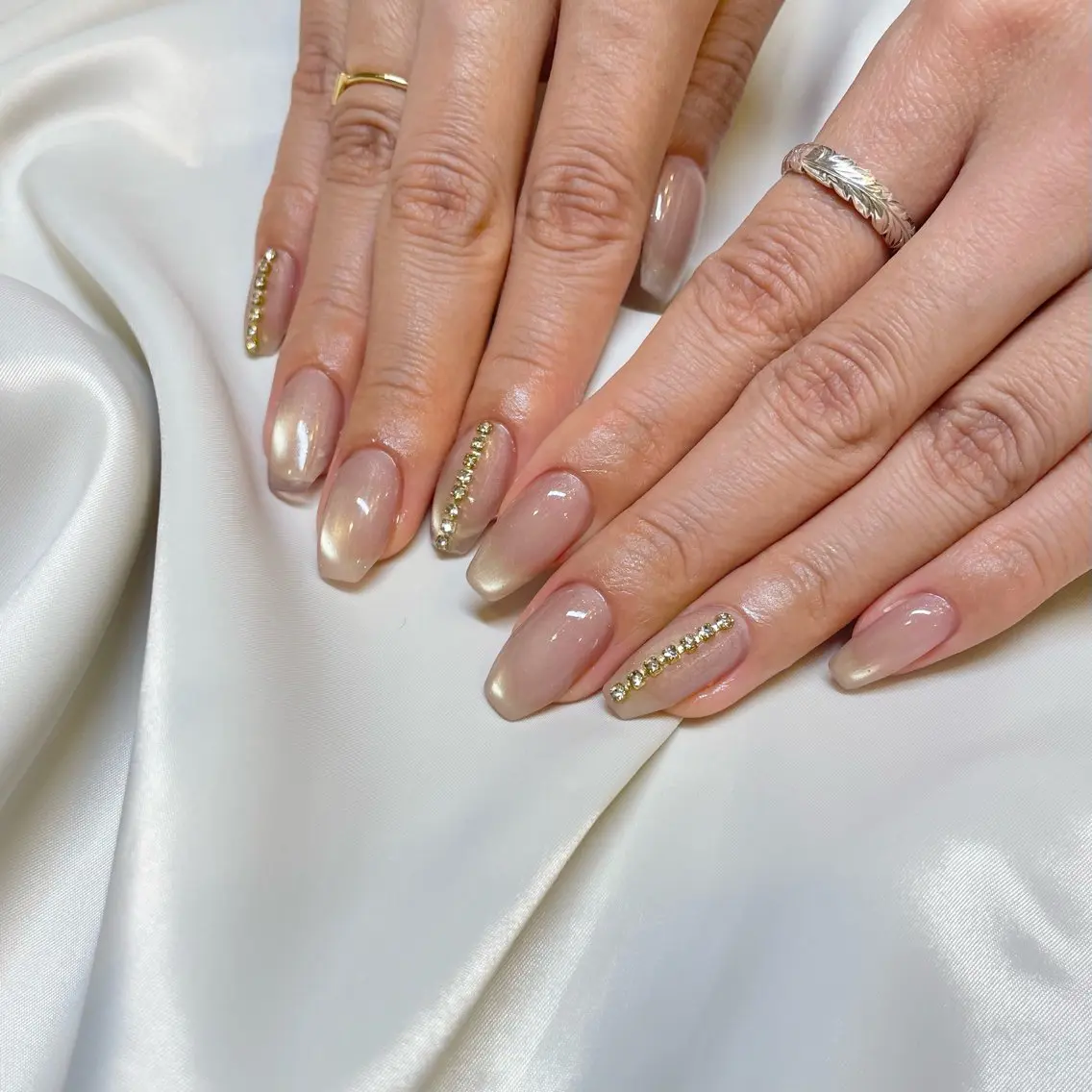 ネイル キラキラネイル ハンドネイル ui nailのネイルデザイン