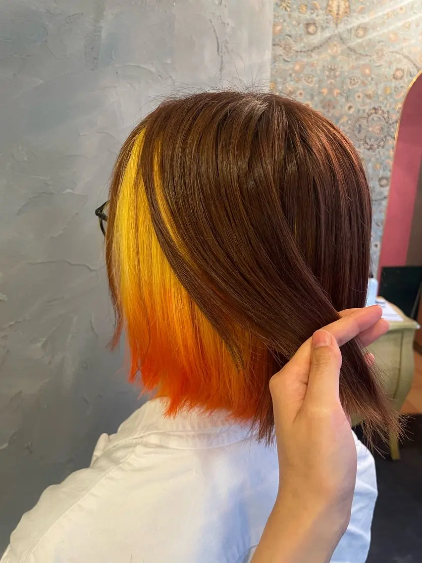 ミディアム hair make echo滿木あい花のヘアスタイル