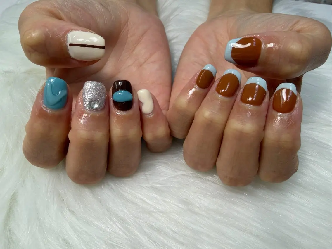 ネイル ハンドネイル TeriPiri mayukaのネイルデザイン